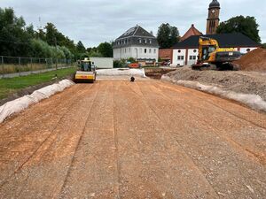 Baggerarbeiten Begradigung und Pflastervorbereitung&hellip;